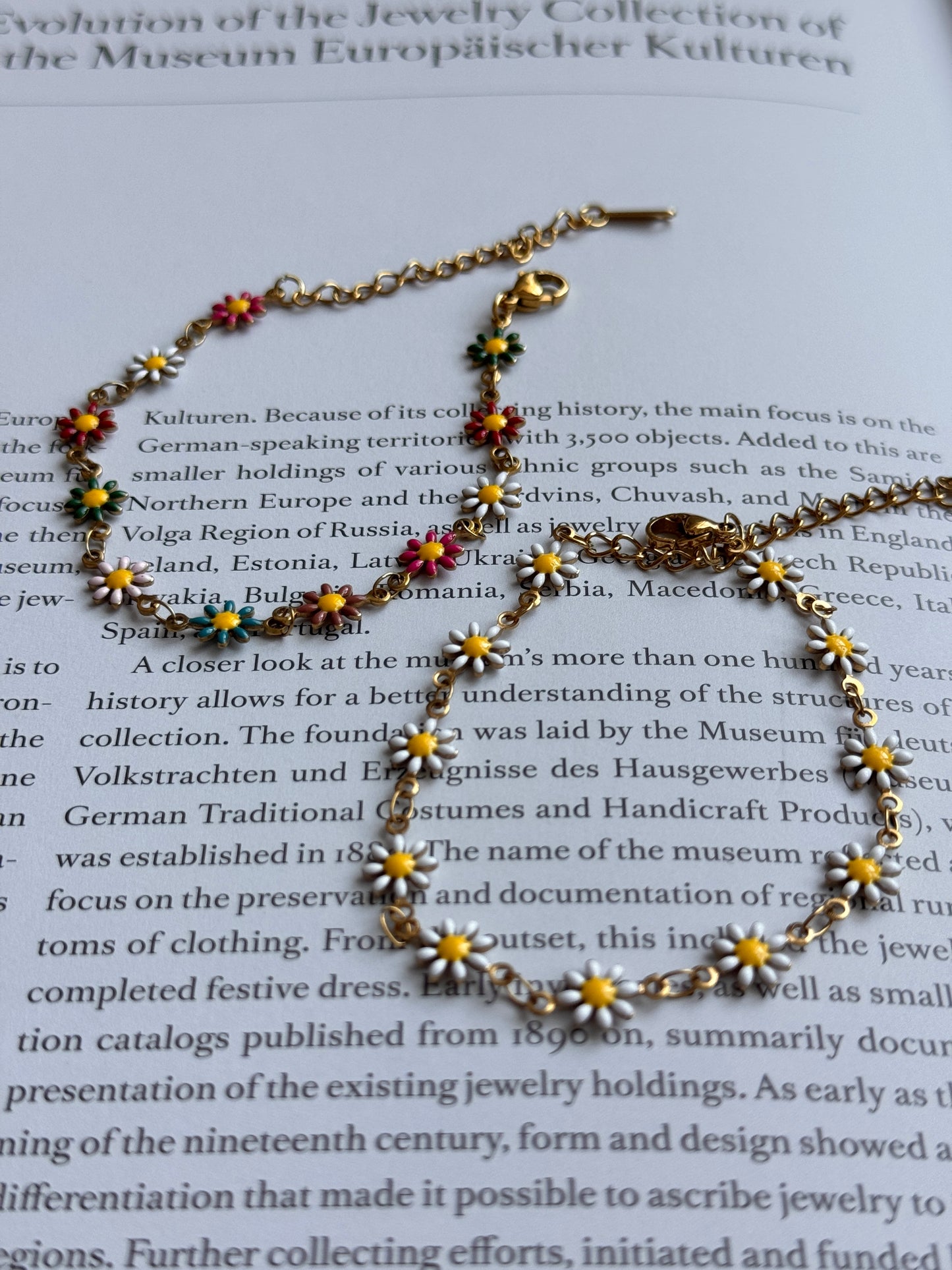 Minimalist Daisy Bracelet