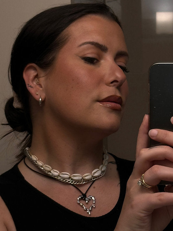 Dripping Heart Necklace