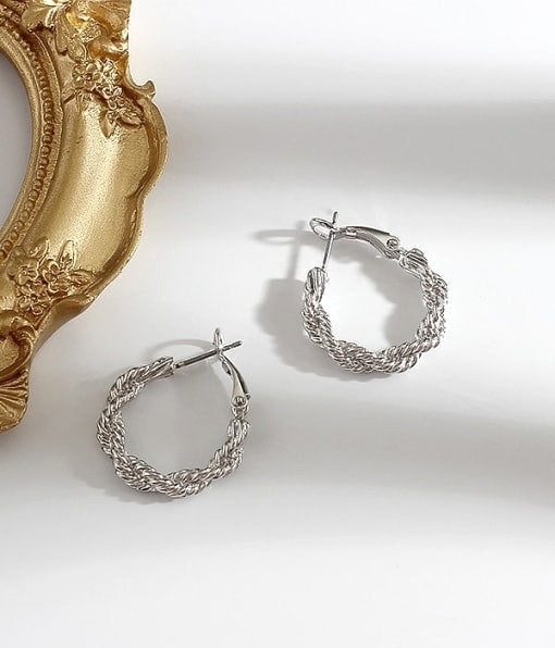 Mini Twist Hoops