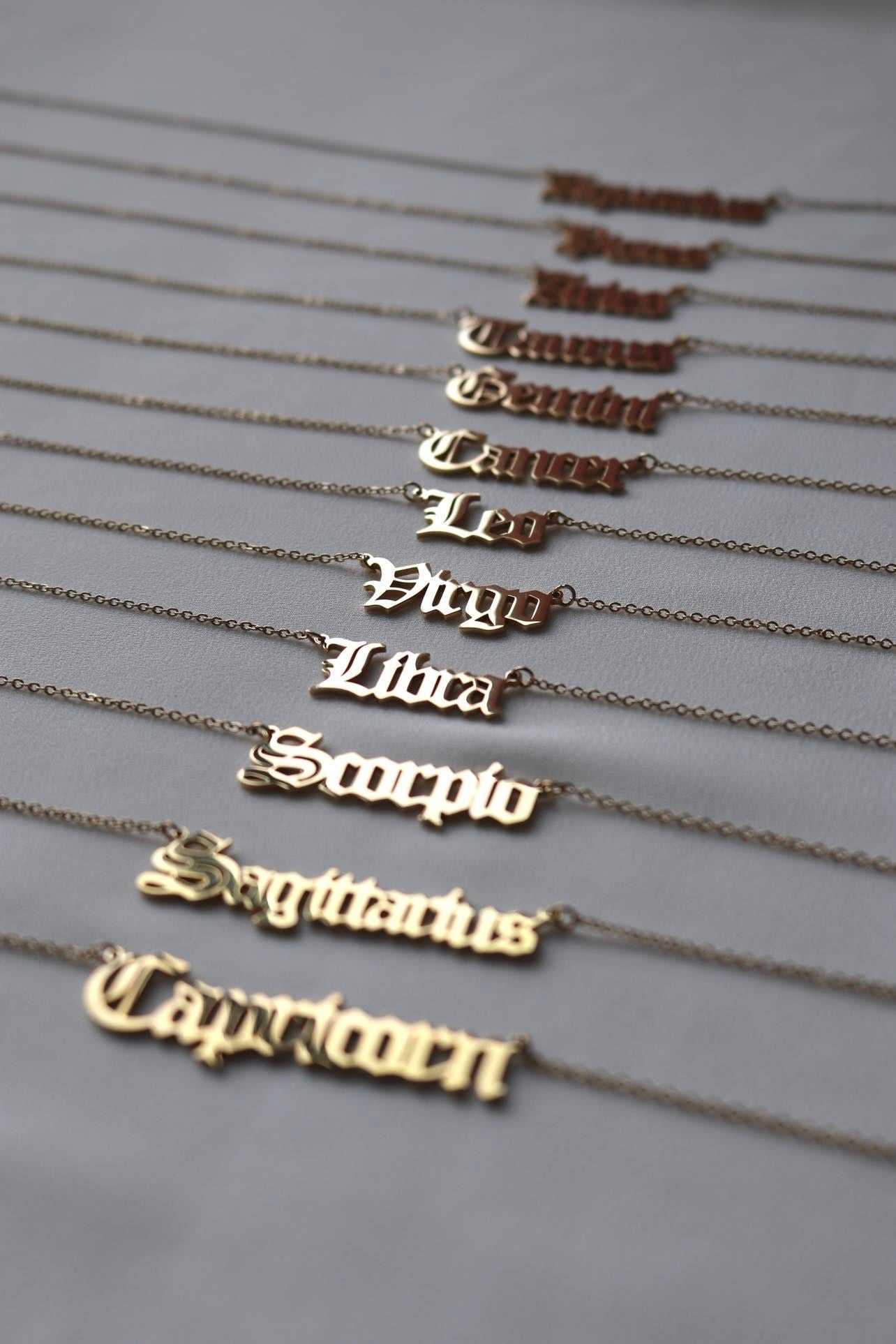 Vintage Zodiac Necklaces image 0