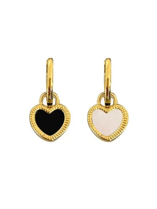 Minimalist Heart Earrings image 1