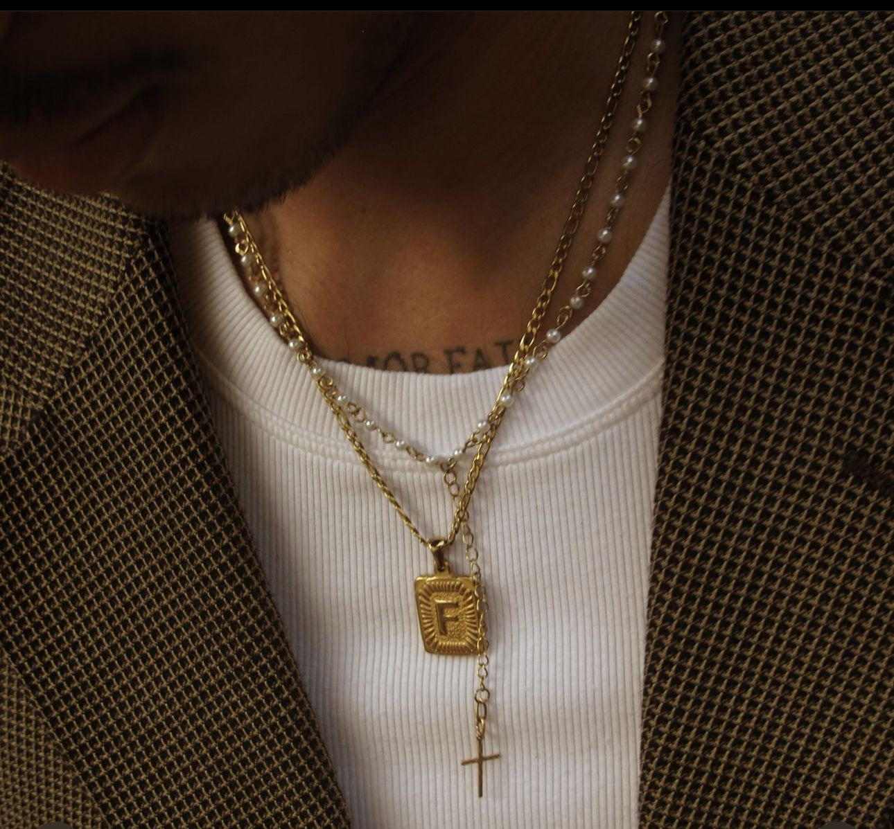 Letter Pendant Necklace image 0