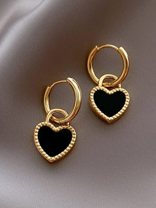 Minimalist Heart Earrings image 0