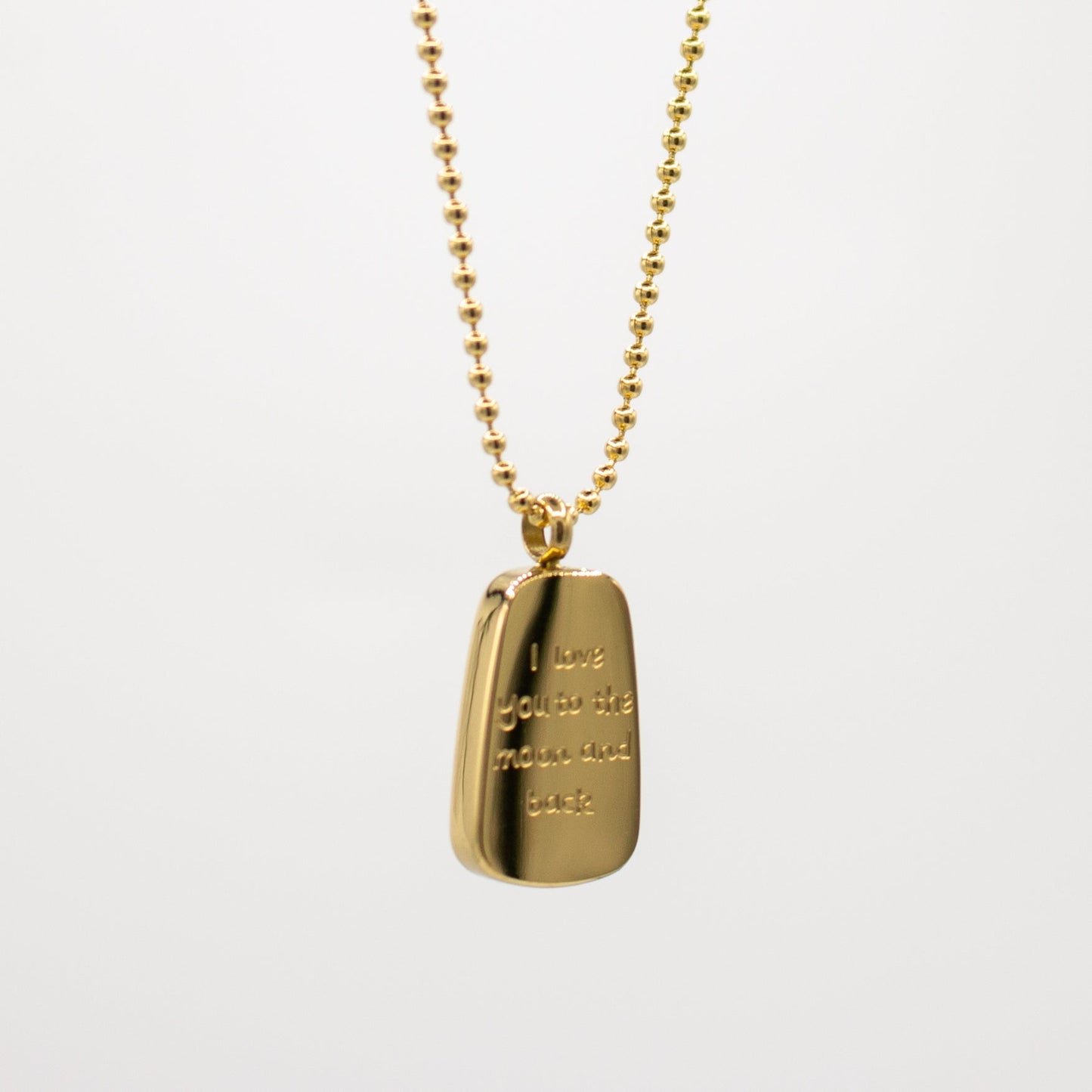 I love you to the moon necklace
