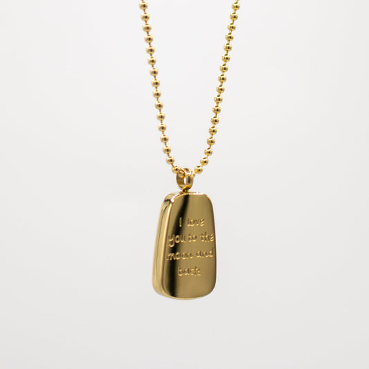 I love you to the moon necklace