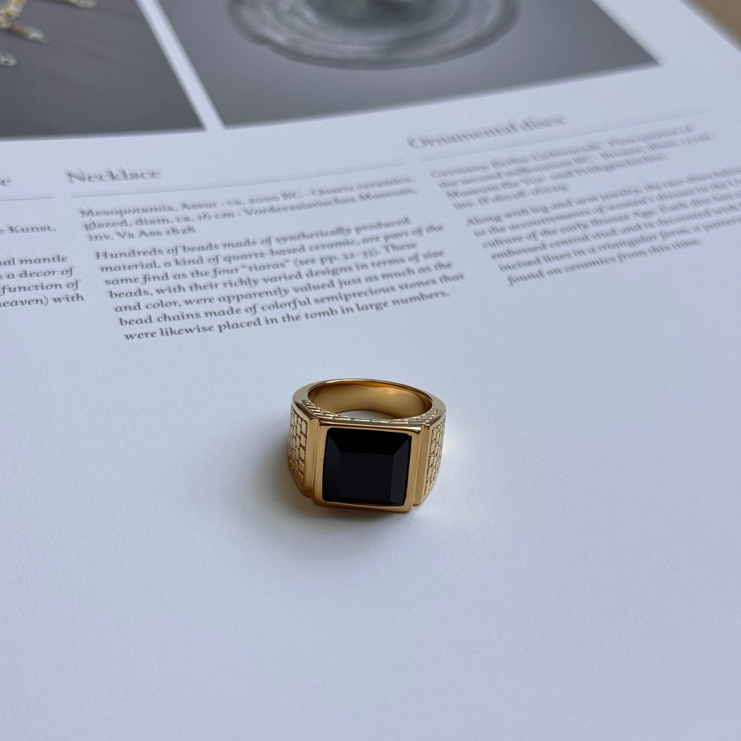 Vintage Onyx Rings