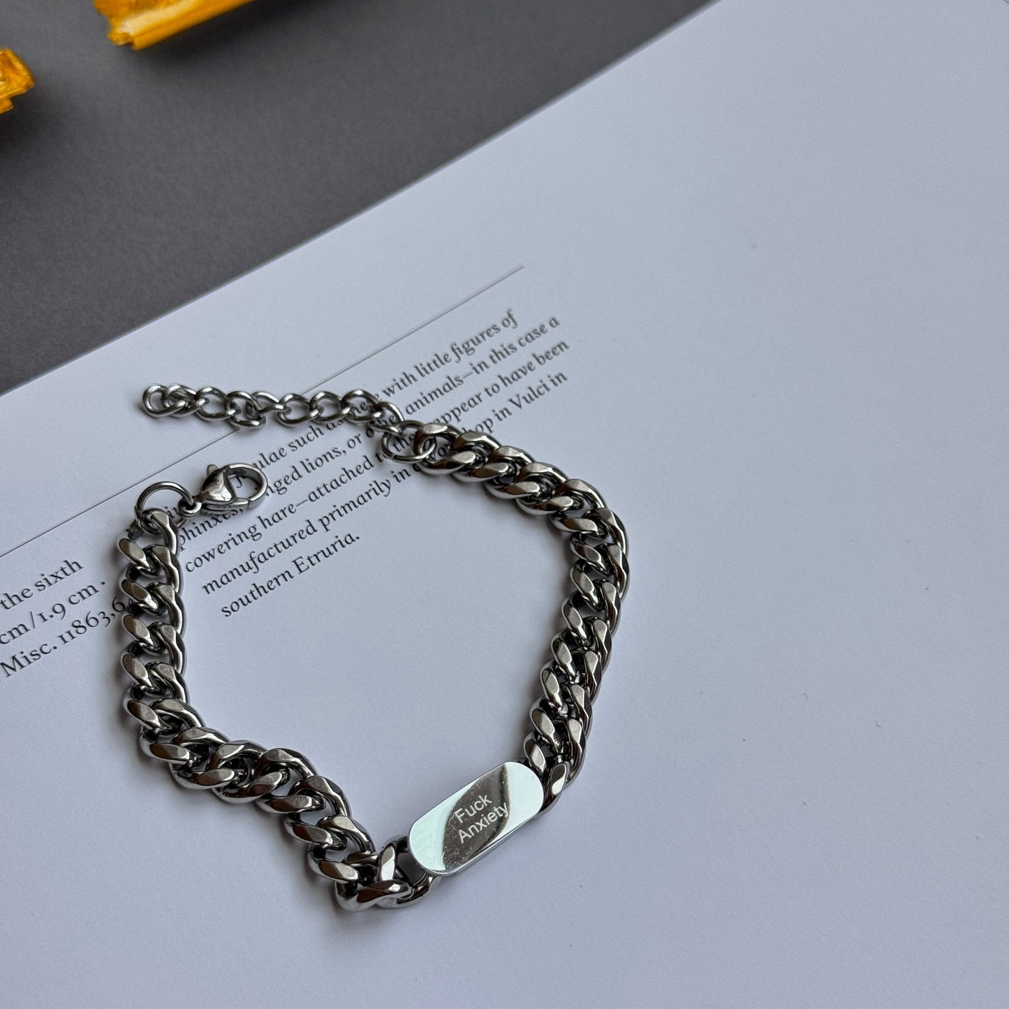'Fuck Anxiety' Bracelet