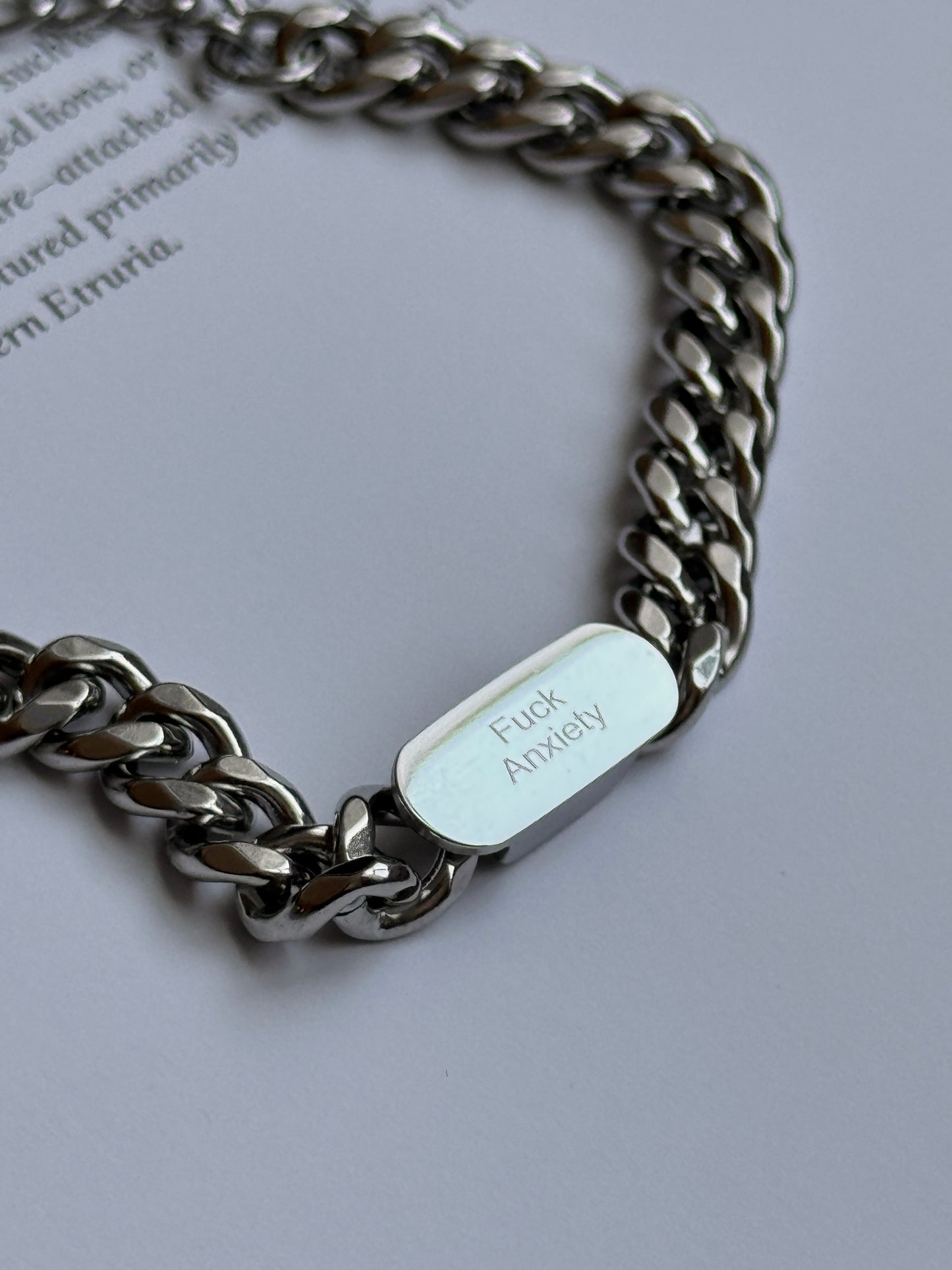 'Fuck Anxiety' Bracelet