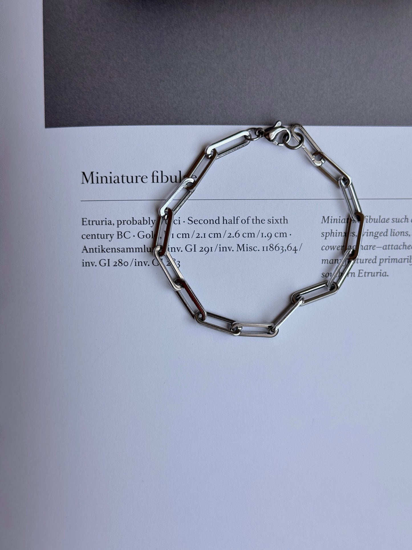 Minimalist Paperclip Bracelet