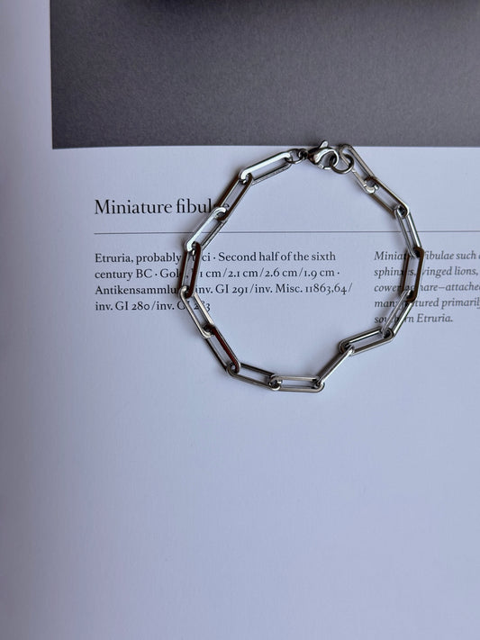 Minimalist Paperclip Bracelet