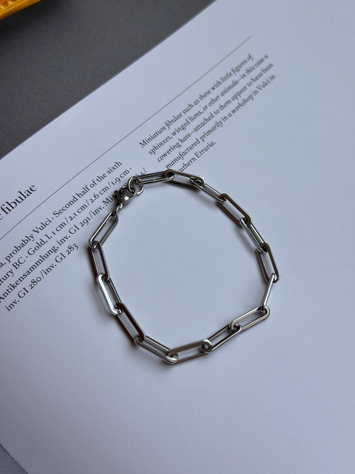 Minimalist Paperclip Bracelet
