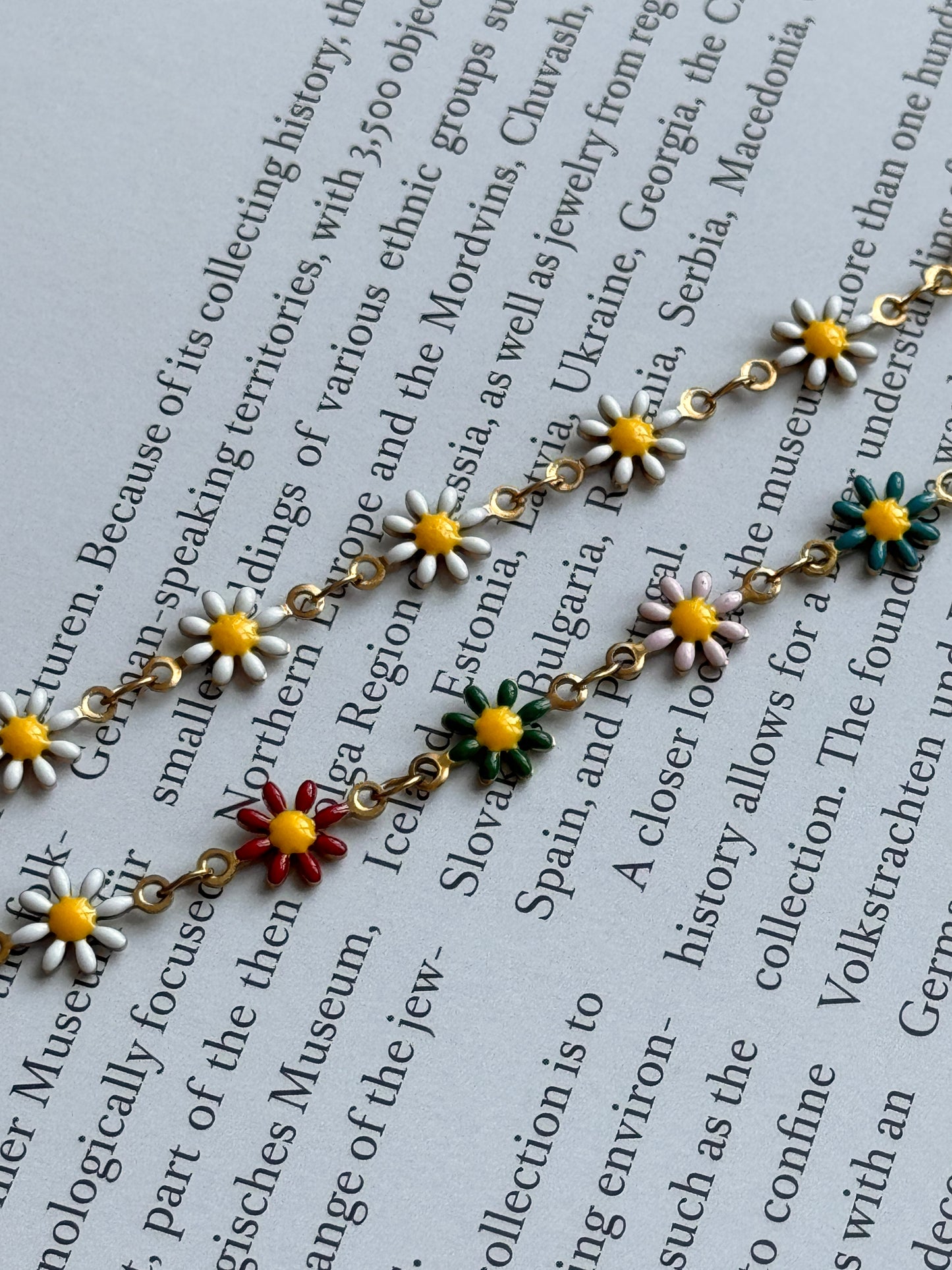 Minimalist Daisy Bracelet