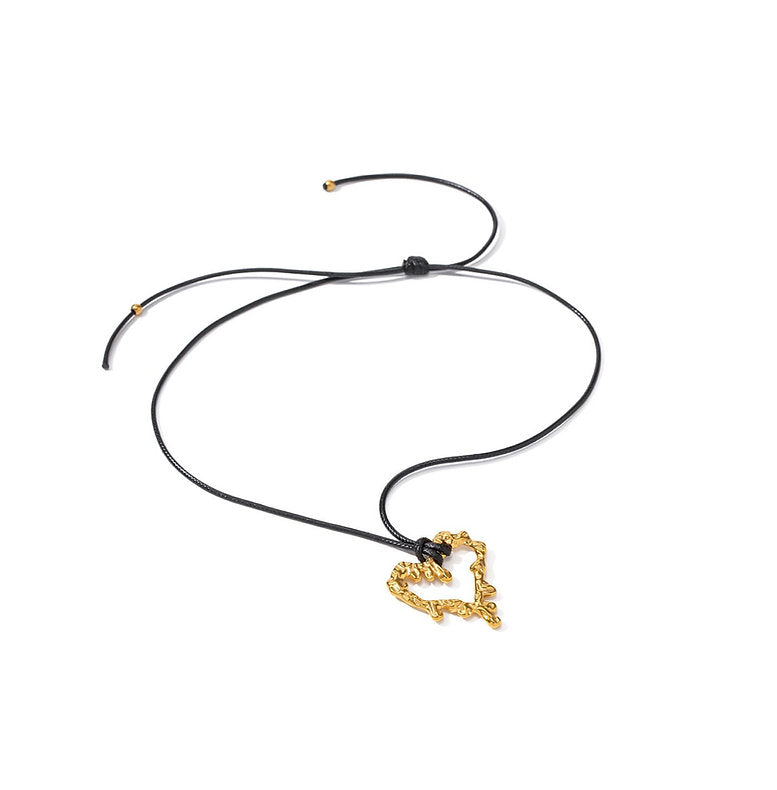 Dripping Heart Necklace