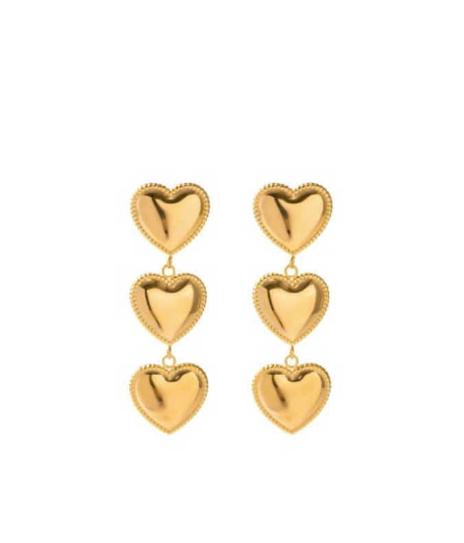Heart Drop Earrings