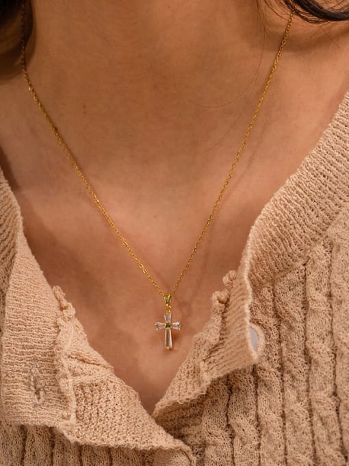 Minimalist Cross Necklace