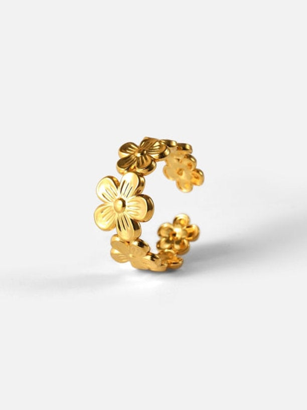 Adjustable Daisy Ring