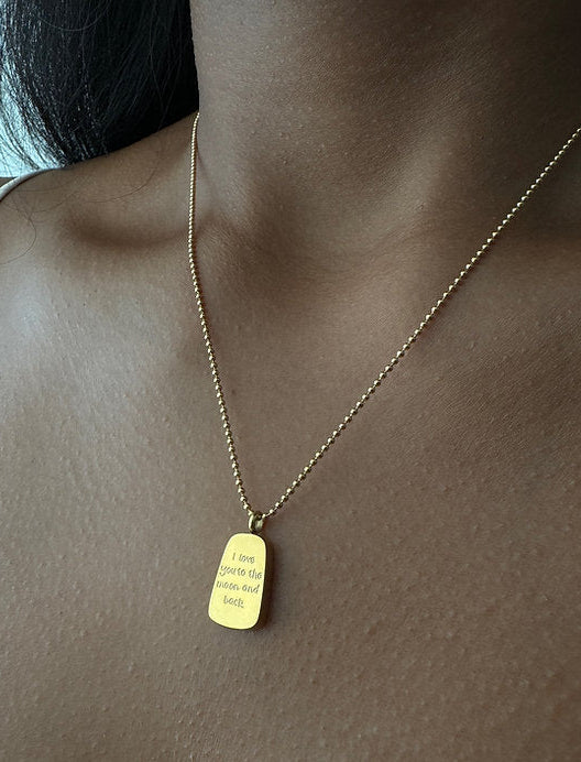 I love you to the moon necklace