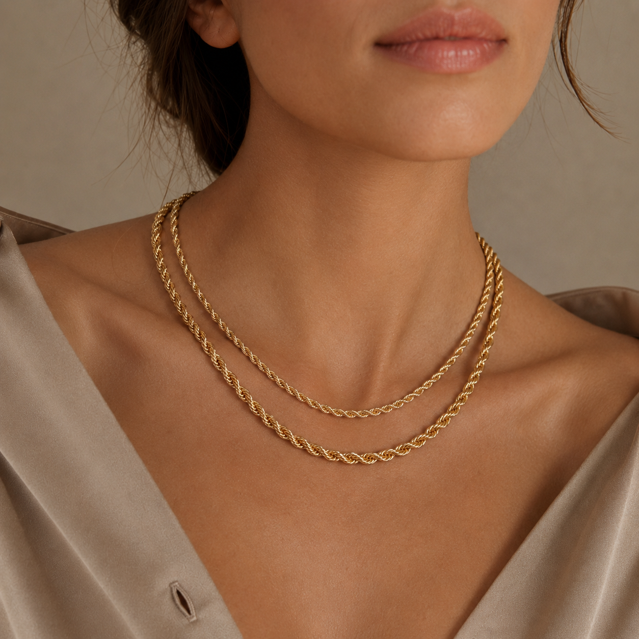 Vintage Rope Twist Chain