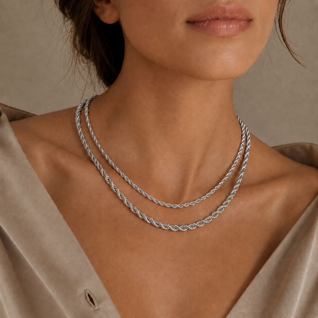 Vintage Rope Twist Chain